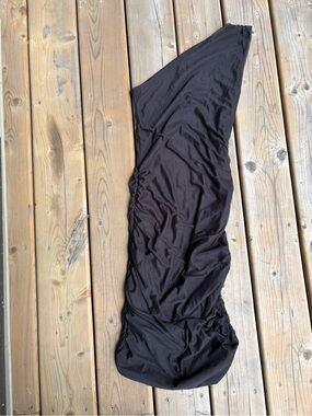 Black Ruched Women’s Dress